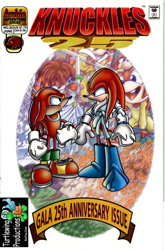 Knuckles - June 1999 Comic cover page